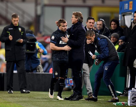 Performa Inter Belum Sepenuhnya Puaskan Mancini