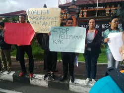 Aktivis dan Mahasiswa Bali Juga Turun ke Jalan, Tuntut BW Dibebaskan