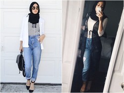 Hijab Style: Padu Padan Jeans Ala Hijabers Palestina, Sally Omo