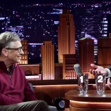 Bill Gates Tipu Jimmy Fallon Minum Air dari Kotoran Manusia