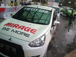 Uji Konsumsi BBM Mitsubishi Mirage di Pekanbaru