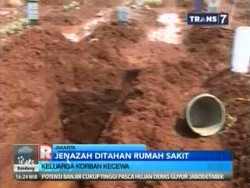 Jenazah Korban Kebakaran Ditahan Rumah Sakit