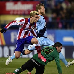 Griezmann Dua Gol, Atletico Bekuk Rayo Vallecano 3-1