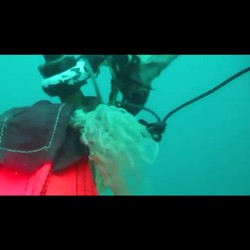 Penampakan Badan Pesawat AirAsia di Dasar Laut Saat Diobservasi penyelam TNI AL