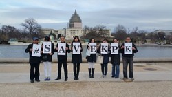 Pesan #SaveKPK dari Capitol Hill Amerika Serikat