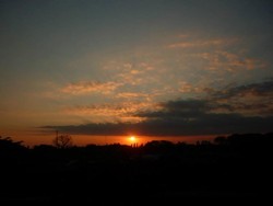 Indahnya Sunset di Candi Prambanan