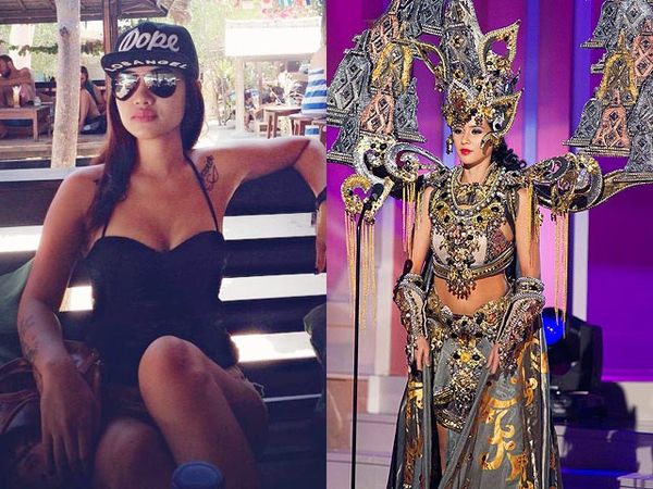 10 Hot Photo: Adik Jupe Super Hot, Elvira Devinamira di Miss Universe 2014