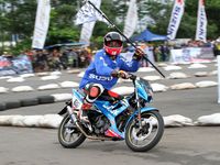 Suzuki Gelar Balapan Satria di Malang