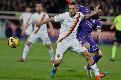 Fiorentina-Roma Berbagi Angka