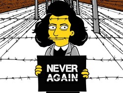 Anne Frank ala The Simpsons Karya AleXsandro Palombo