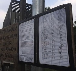 BTS Membuat Warga Harapan Indah Gelisah