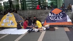 Setia Beri Dukungan, BEM UI Sudah 3 Hari Berkemah di KPK