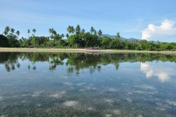 Bekas Letusan Gunung Tambora Jadi Semenanjung yang Cantik