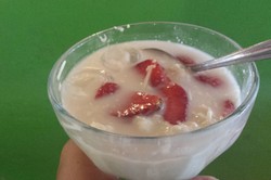 Sop Duren Sensasi Baru, Ditambah Brownies, Ketan dan Jeruk