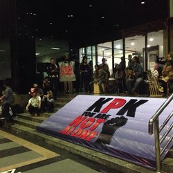 SaveKPK, You Are Not Alone Panggung Musik Rakyat Digelar di KPK