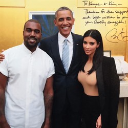 Bertemu Presiden Obama, Kim Kardashian Pakai Baju Warna Kulit yang Seksi