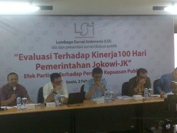 LSI: Mayoritas Publik Percaya pada Pemerintahan Jokowi
