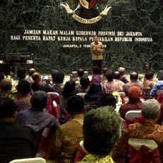 Gelar Makan Malam untuk Para Dubes, Ahok Didampingi Menteri Retno