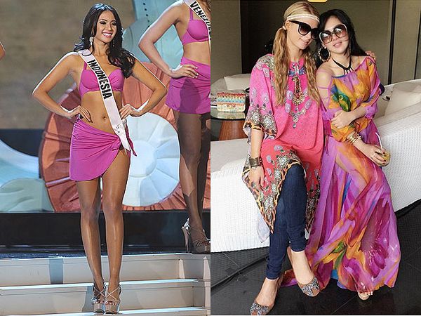 10 Hot Photo: Elvira Devinamira Berbikini, Syahrini dan Paris Hilton Akrab di Bali