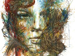 Uniknya Melukis dengan Tinta dan Teh