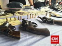 Barang Bukti Kejahatan Dipamerkan di Polda Metro