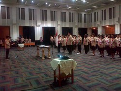 Berbaju Pramuka Lengkap, Menkes Dilantik Jadi Ketua Mabi Saka Bakti Husada