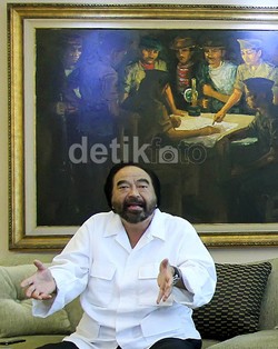 Kenapa Surya Paloh Tak Ikut Pertemuan Jokowi dengan KIH?