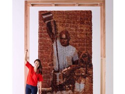 Menakjubkan! 20 Ribu Kantong Teh Jadi Karya Seni Teh Tarik Man