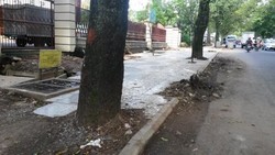 DBMP Bandung Pastikan Granit untuk Trotoar Kuat Dilintasi Kendaraan