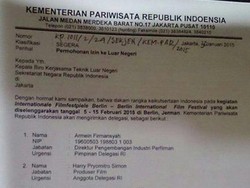 Kemenpar Batalkan Delegasi Film yang Berangkat ke Berlin