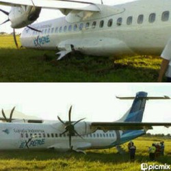 Bodi Garuda yang Tergelincir di Lombok Kelar Dievakuasi, Bandara Dibuka