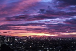 Senja di Jakarta