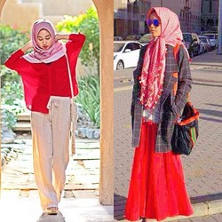 Padu-padan Keffiyeh Ala Hijabers, Dian Pelangi Hingga Dewi Sandra