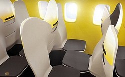 Kursi Pesawat di Masa Depan, Seperti di Dalam Angkot?