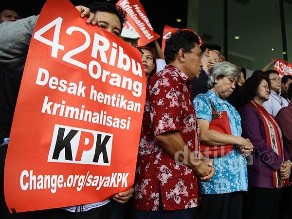 Tokoh Lintas Agama Berdoa Tolak Kriminalisasi KPK