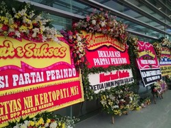 Partai Perindo Dideklarasikan, Petinggi KMP dan Politisi Hanura Kirim Bunga