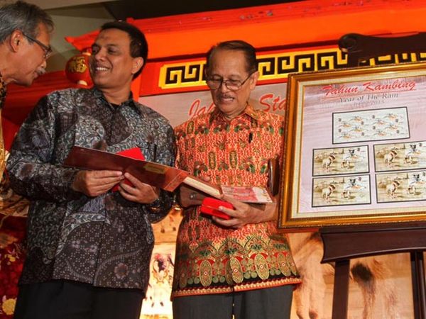 Peluncuran Perangko Shio Kambing