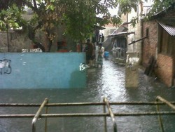 Kampung di Koja Jakut ini Kebanjiran hingga 70 Cm