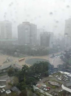 Pintu Air Karet Siaga I, Stasiun Tanah Abang dan Sekitarnya Terancam Banjir