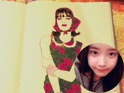 Buat Akun Instagram, IU Pamer Bakat Menggambar