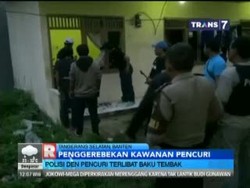 Polisi dan Begal Motor Terlibat Baku Tembak