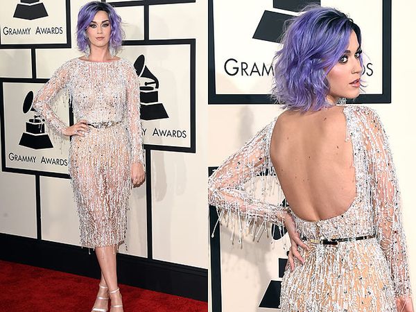 Katy Perry Dibalut Dress Menerawang di Grammy 2015
