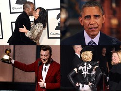 Heboh Busana Minim, Kejutan dan Spotlight dari Panggung Grammy Awards 2015