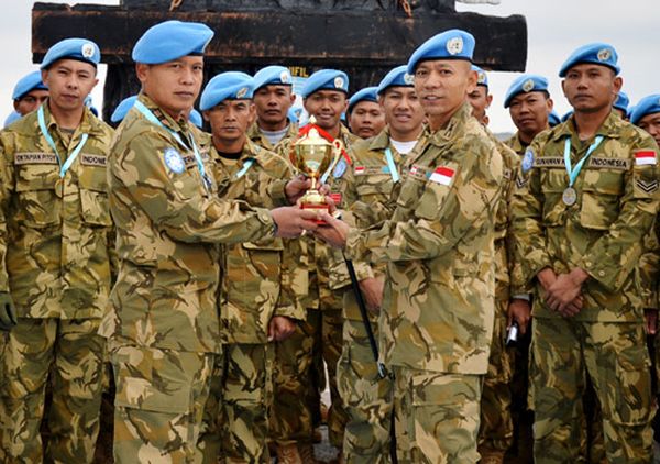 Indobatt Juara Umum Bulutangkis Tingkat Unifil