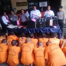 Operasi Multi Sasaran Polres Perak Amankan 35 Tersangka