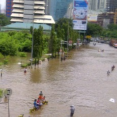 Akibat Banjir di S Parman, Kodim 0503 Juga Terendam