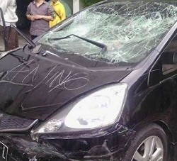 Polisi: Pengemudi Jazz Tabrak 2 Motor dan 3 Mobil di Bandung