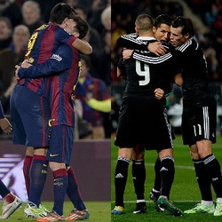 Messi-Neymar-Suarez Mengejar Bale-Benzema-Ronaldo