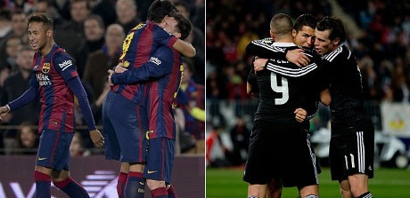 Messi-Neymar-Suarez Mengejar Bale-Benzema-Ronaldo