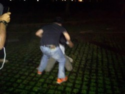 Twitwar Berujung Duel di Depan Istora Senayan, Dua Pria Baku Pukul